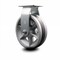Service Caster 6 Inch V-Groove Semi Steel Cast Iron Wheel Rigid Caster with Roller Bearing SCC SCC-20R620-VGR - alternate 1